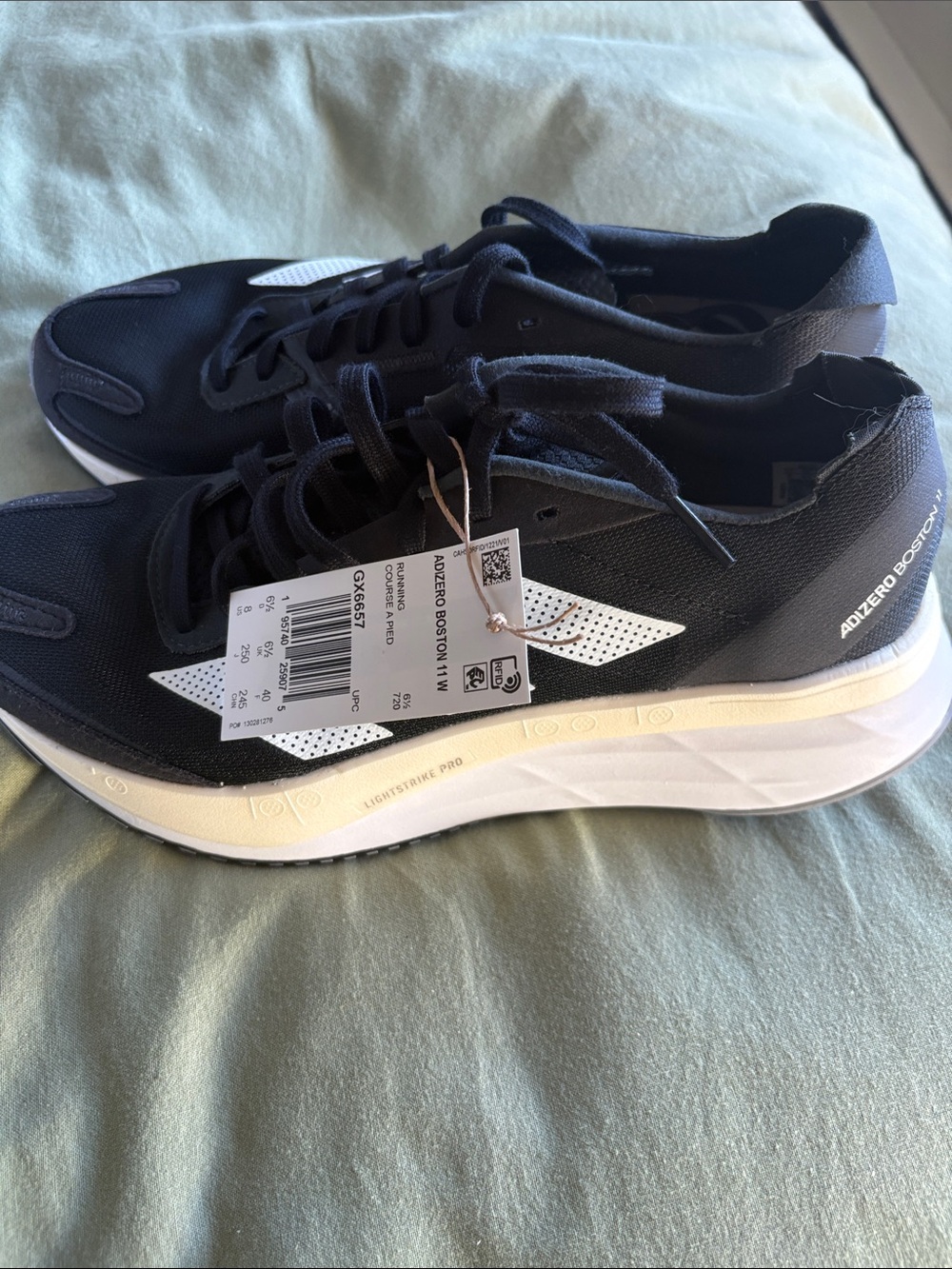 adidas Boston 11 Black White Women's brand new Running Shoes - Picture 7 of 8